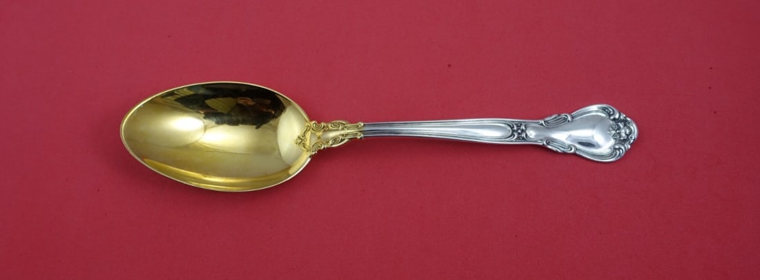 Gorham Chantilly Sterling Silver Serving Spoon 8 3/8 Inch: Gorham Chantilly Sterling Silver Serving Spoon 8 3/8 Inch This exquisite serving spoon features the elegant Chantilly pattern by Gorham, crafted from high-quality sterling silver. Measuring 8 3/8" in 