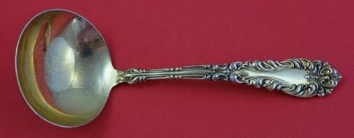 Amston Athene Crescendo Vermeil Sterling Gravy Ladle 6 1/2" (1 of 1)