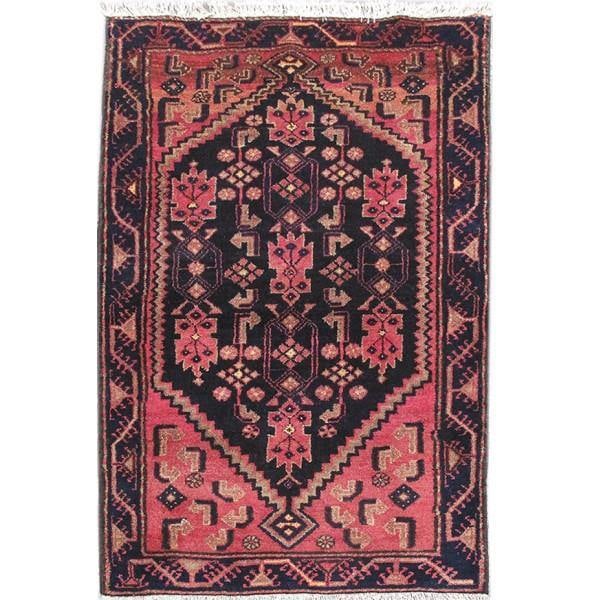 Persian Hamadan Tribal Rug Handmade Wool 3 x 5.3 Ft: Persian Hamadan Tribal Rug Handmade Wool 3 x 5.3 Ft Free continental US Shipping This Persian Hamadan tribal rug is handmade from wool, showcasing traditional craftsmanship and intricate design. Measu