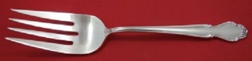 International Rogers Wedding Bells Sterling Silver Serving Fork 9" (1 of 1)