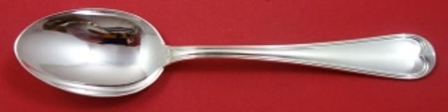 Schiavon Italy Mauriziano Sterling Silver Place Soup Spoon 7 1/8": Schiavon Italy Mauriziano Sterling Silver Place Soup Spoon 7 1/8" Presenting a stunning place soup spoon from the Mauriziano collection by Schiavon, Italy, crafted in exquisite sterling silver. This f