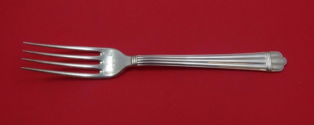 Christofle Aria Sterling Silver Dinner Fork 8 Vintage Flatware (1 of 2)