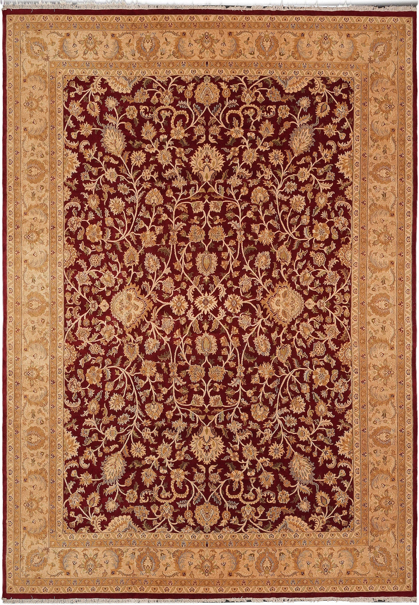 17.9 x 26.7 Hand-Knotted Chobi Peshawar Wool Rug (1 of 13)