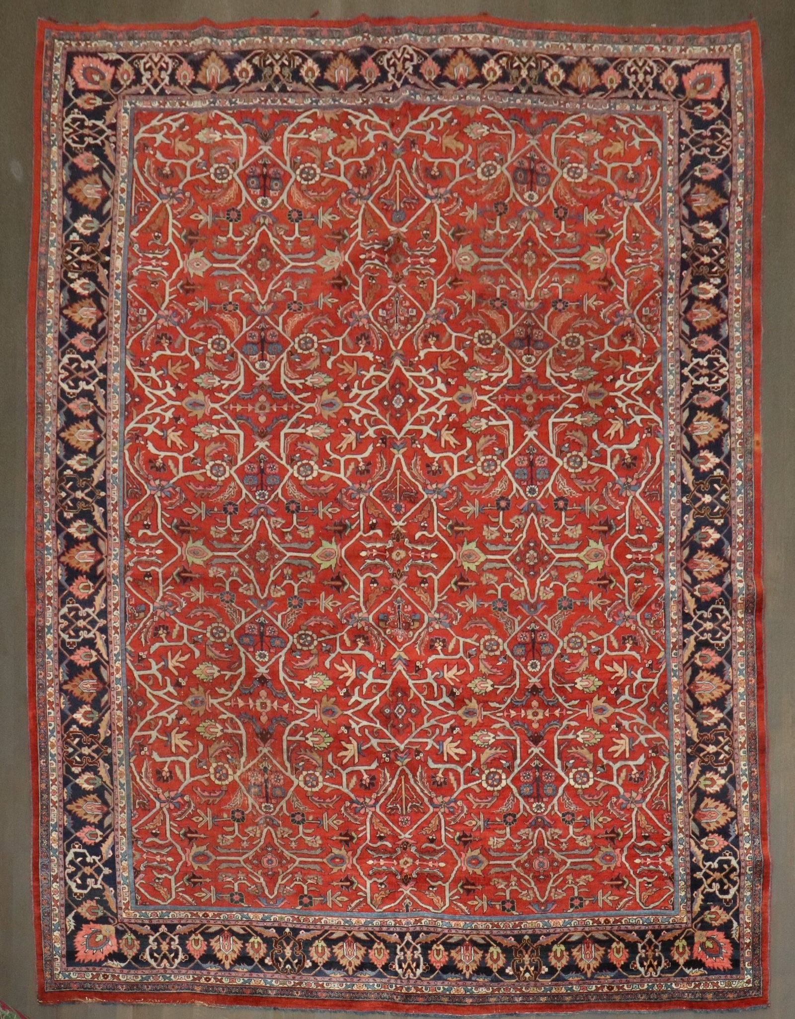 9' 1" x 12' 2" Persian Bidjar Room Rug Early 20th Century (1 of 7)