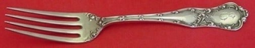 Shiebler Gothic Sterling Silver Fork 7 Inch Monogrammed (1 of 1)