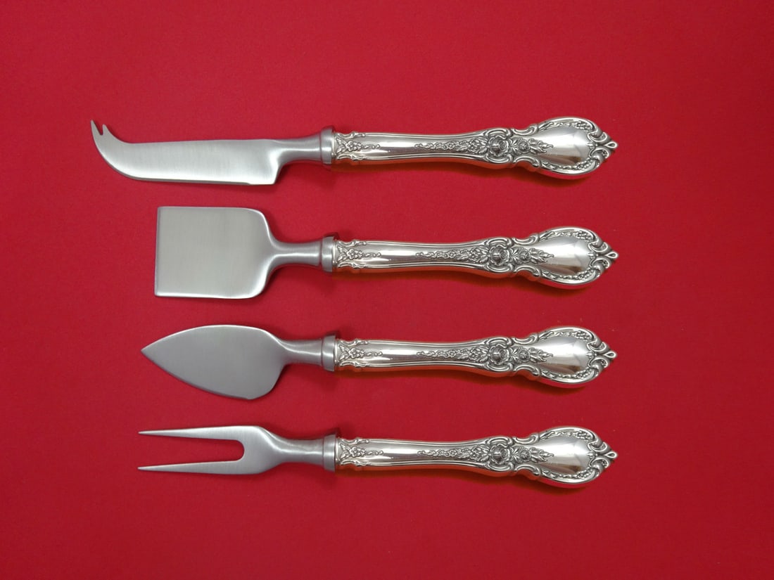 Towle Charlemagne Sterling Silver 4 Piece Cheese Serving Set (1 of 1)