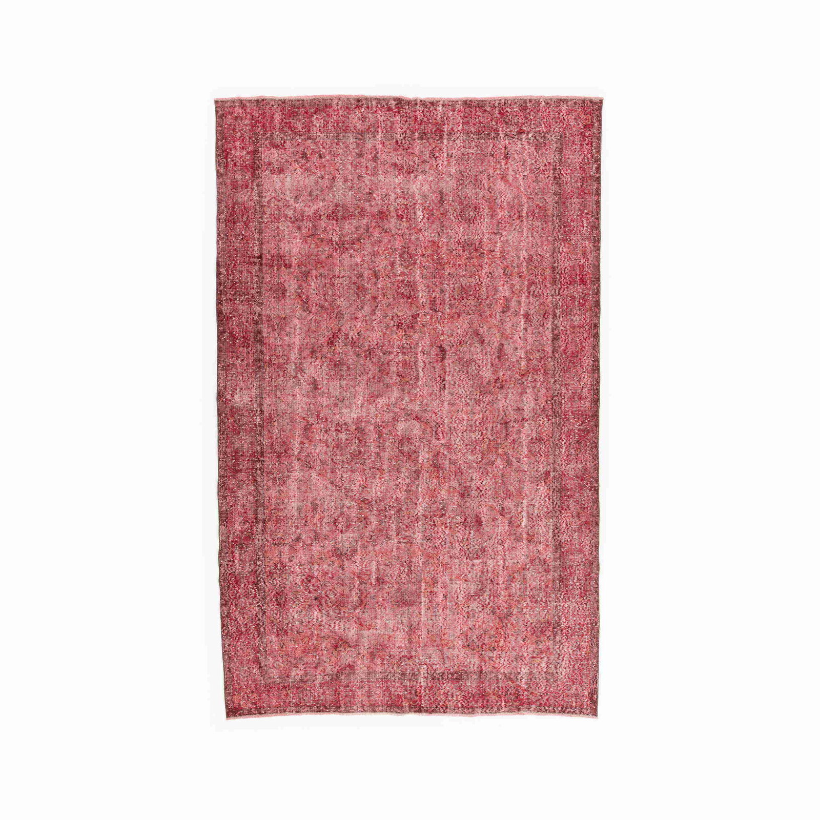 Authentic Handmade Vintage Carpet Wool on Cotton 77.2 x 125.6: Authentic Handmade Vintage Carpet Wool on Cotton 77.2 x 125.6 Discover this authentic handmade vintage carpet, expertly crafted with a unique wool on cotton blend. This vintage piece showcases double 