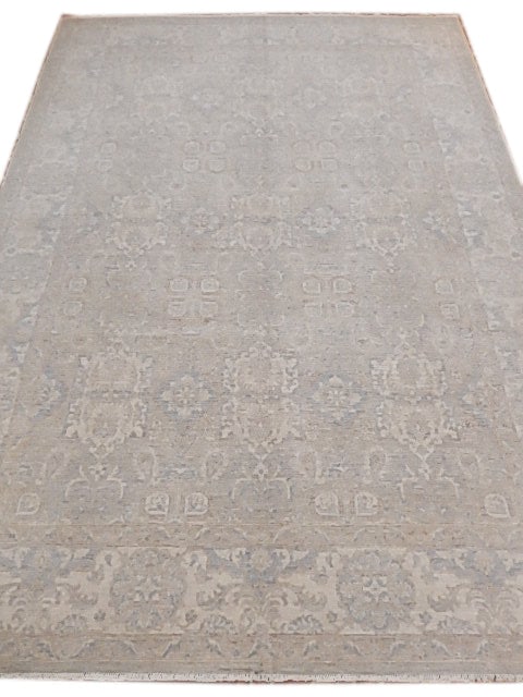 Handcrafted 6.6 x 9.3 Tan Brown Fine Chobi Peshawar Rug: Handcrafted 6.6 x 9.3 Tan Brown Fine Chobi Peshawar Rug Free continental US Shipping Elevate your living space with this exquisite 6.6 x 9.3 Tan Brown Vegetable Dyed Fine Chobi Peshawar Rug. Handwoven