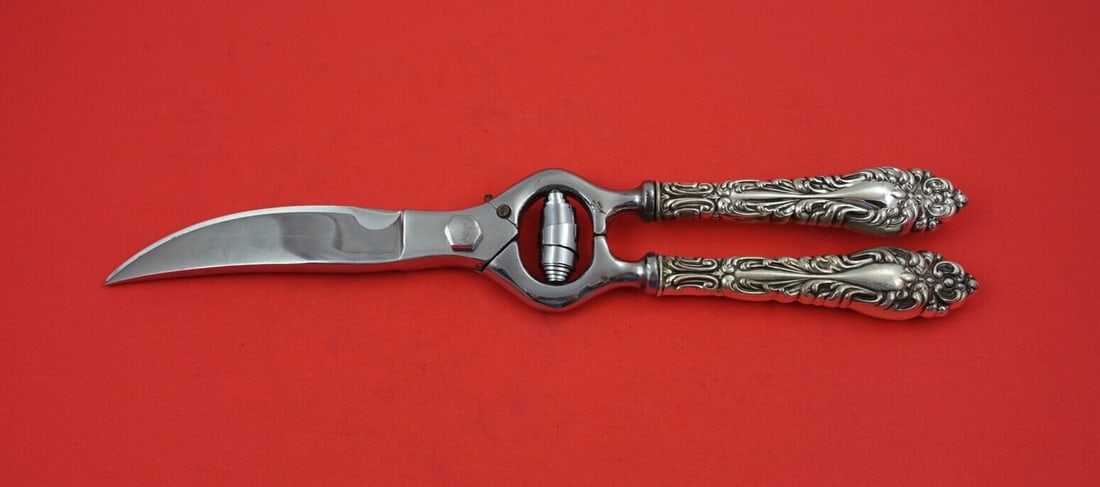 Sterling Silver Poultry Lobster Shears Amston Athene Crescendo 11 3/8 (1 of 2)
