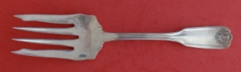 Towle Benjamin Franklin Sterling Silver Serving Fork 7 3/4 Cold Meat (1 of 2)