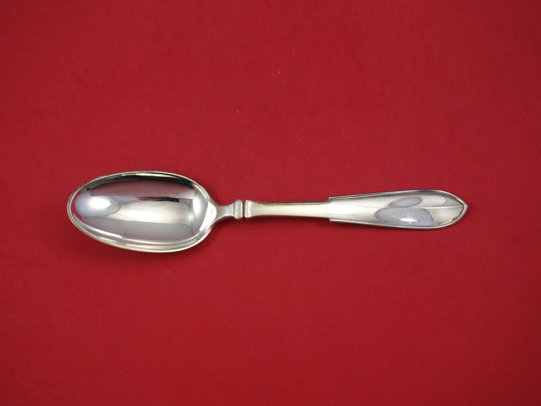 Hans Hansen Arvesolv #1 Danish Sterling Silver Dinner Spoon 8": Hans Hansen Arvesolv #1 Danish Sterling Silver Dinner Spoon 8" This exquisite dinner spoon is crafted from Danish sterling silver and features the elegant Arvesolv #1 pattern by the renowned maker Han