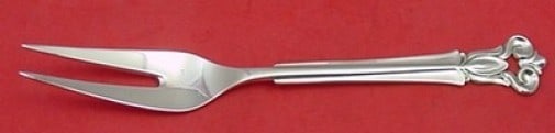 Sterling Silver 2 Tine Cold Meat Fork Cohr Monica 8 3/4 (1 of 2)