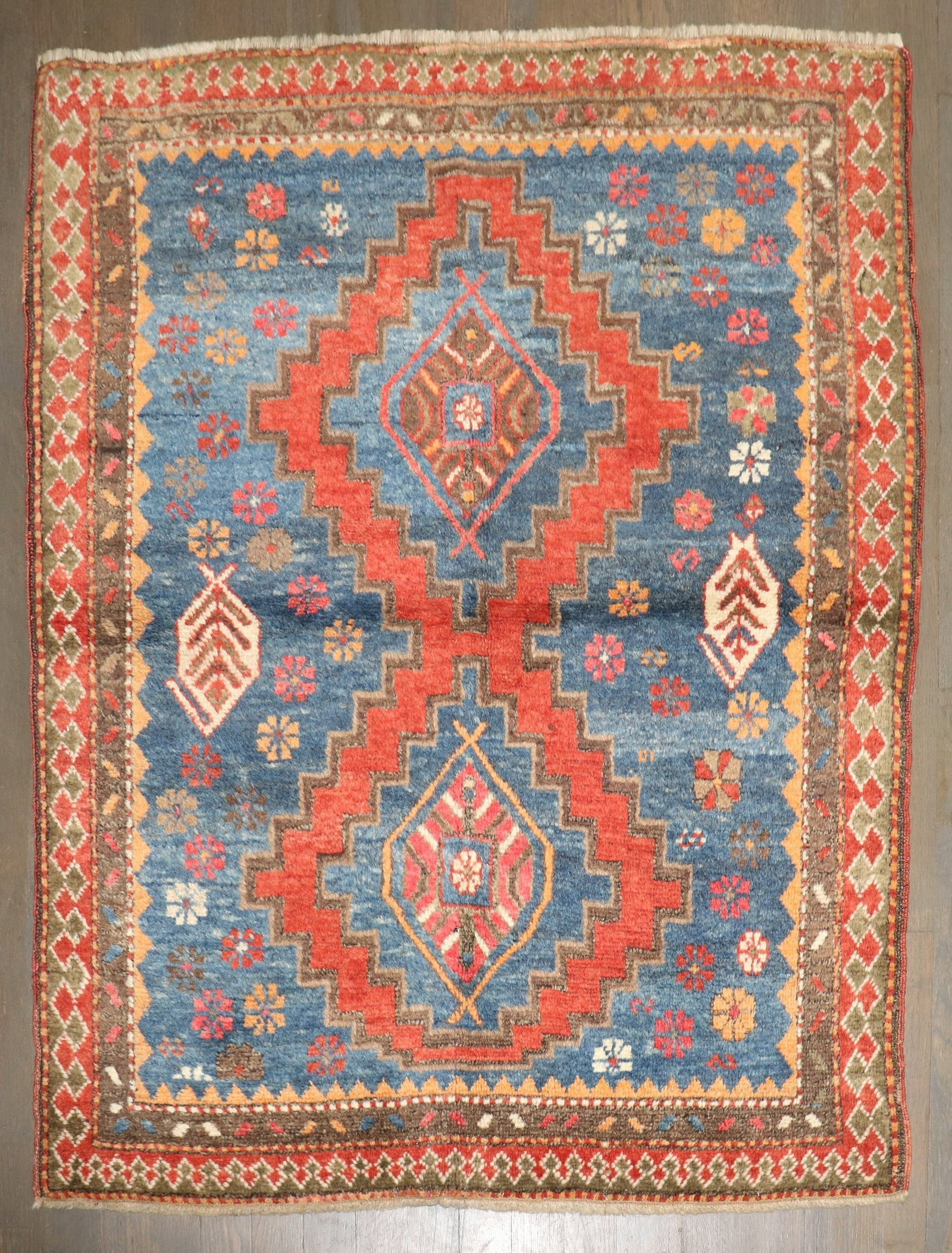 3' 1" x 3' 10" Small Square Kazak Rug (1 of 5)