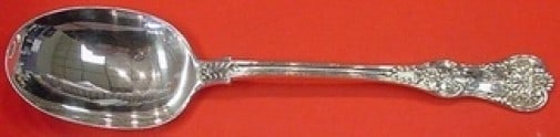 Tiffany & Co English King Sterling Silver Serving Spoon 9 3/4": Tiffany & Co English King Sterling Silver Serving Spoon 9 3/4" This exquisite vegetable serving spoon from Tiffany & Co. features the elegant English King pattern, known for its classic design and exc