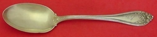 International Sterling Silver Florence Serving Spoon 8.25" Monogrammed (1 of 2)