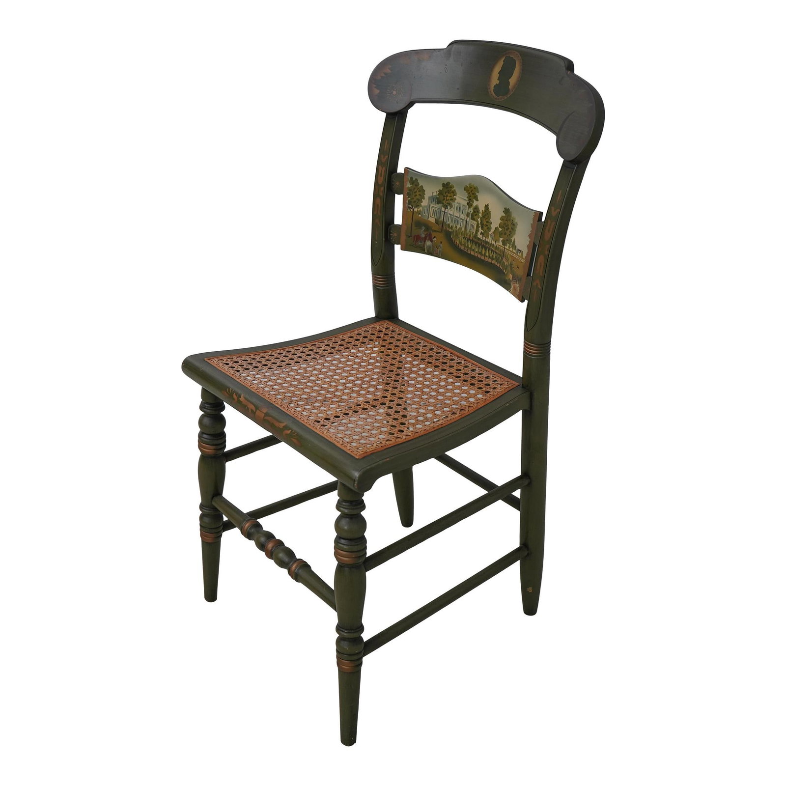 Hitchcock Andrew Jackson Cane Seat Limited Edition Chair: Hitchcock Andrew Jackson Cane Seat Limited Edition Chair Discover the Hitchcock Andrew Jackson Limited Edition Chair, a beautifully crafted piece showcasing quality construction and a unique cane seat