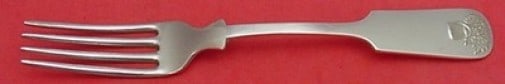 Durgin-Gorham Sheaf of Wheat Sterling Silver Fork 7 1/8 in: Durgin-Gorham Sheaf of Wheat Sterling Silver Fork 7 1/8 in This exquisite fork features the elegant Sheaf of Wheat pattern by Durgin, created in collaboration with Gorham. Crafted from high-quality st