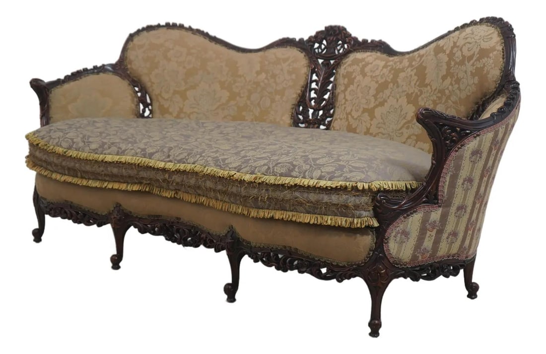 Victorian Style Upholstered Sofa by Carol Hicks Bolton (1 of 10)