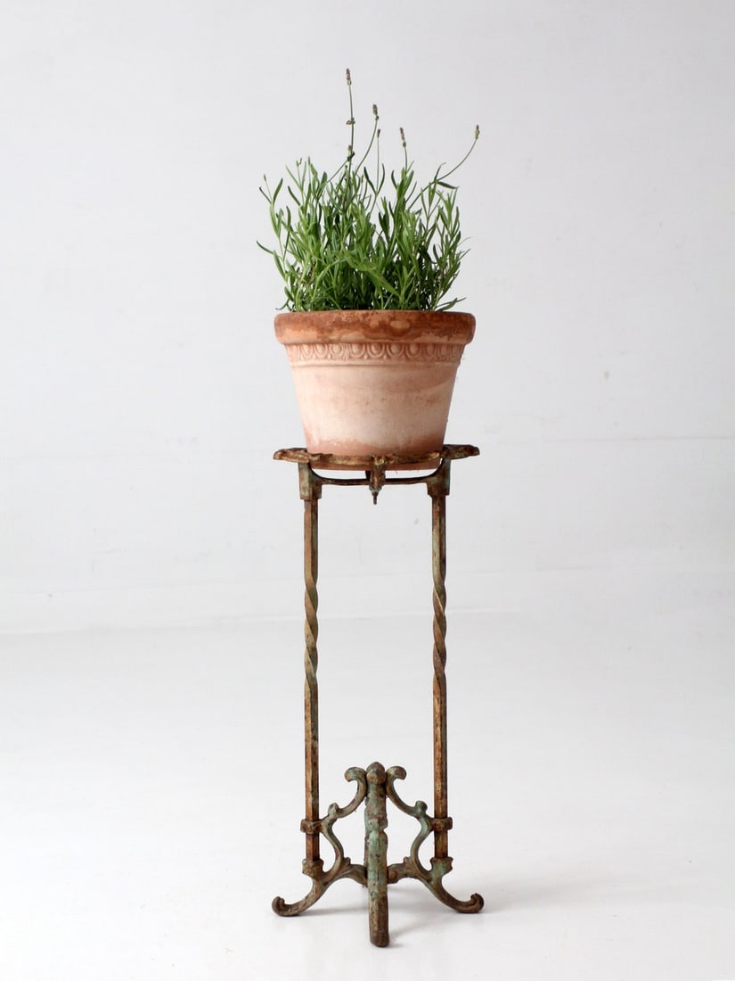 Victorian Cast Iron Jardiniere Stand 24 inch Tall (1 of 14)