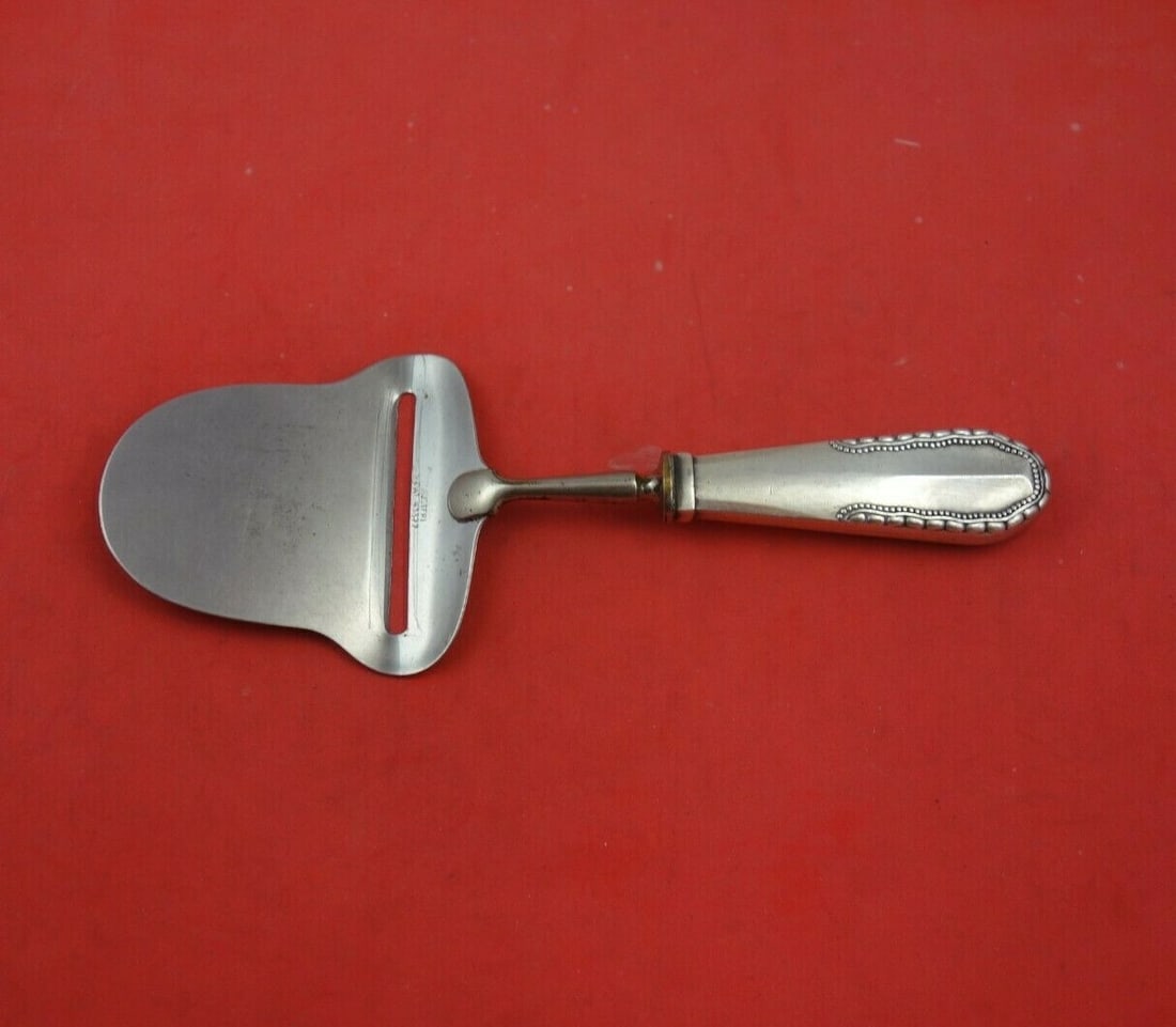 Georg Jensen Viking Number 6 Sterling Cheese Plane 7 7/8 Original HH: Georg Jensen Viking Number 6 Sterling Cheese Plane 7 7/8 Original HH Georg Jensen Viking / Number 6 cheese plane in sterling silver with an original hollow handle and stainless blade. Made in Denmark,