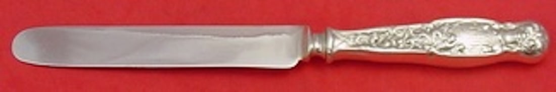 Whiting Heraldic Sterling Silver Blunt Knife 8 3/4" (1 of 1)