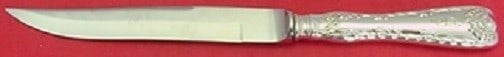 Tiffany & Co. Wave Edge Sterling Silver Game Knife 7 5/8": Tiffany & Co. Wave Edge Sterling Silver Game Knife 7 5/8" This exquisite 7 5/8" game knife features the elegant Wave Edge pattern by Tiffany & Co., crafted from high-quality sterling silver. The knife