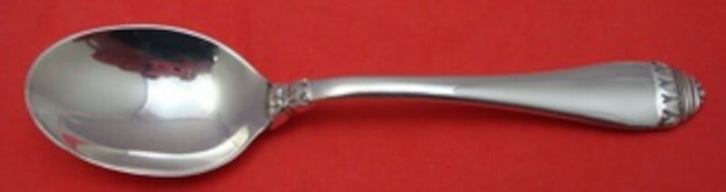 Buccellati French Empire Sterling Silver Coffee Spoon 5.25": Buccellati French Empire Sterling Silver Coffee Spoon 5.25" Indulge in the elegance of the French Empire pattern by Buccellati with this exquisite sterling silver coffee spoon. Measuring 5 1/4 inches,
