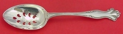 Mount Vernon Hope Sterling Silver Pierced Serving Spoon 9-Hole 8 3/8": Mount Vernon Hope Sterling Silver Pierced Serving Spoon 9-Hole 8 3/8" Enhance your dining experience with the exquisite Hope by Mount Vernon Sterling Silver Serving Spoon. This elegant slotted spoon f