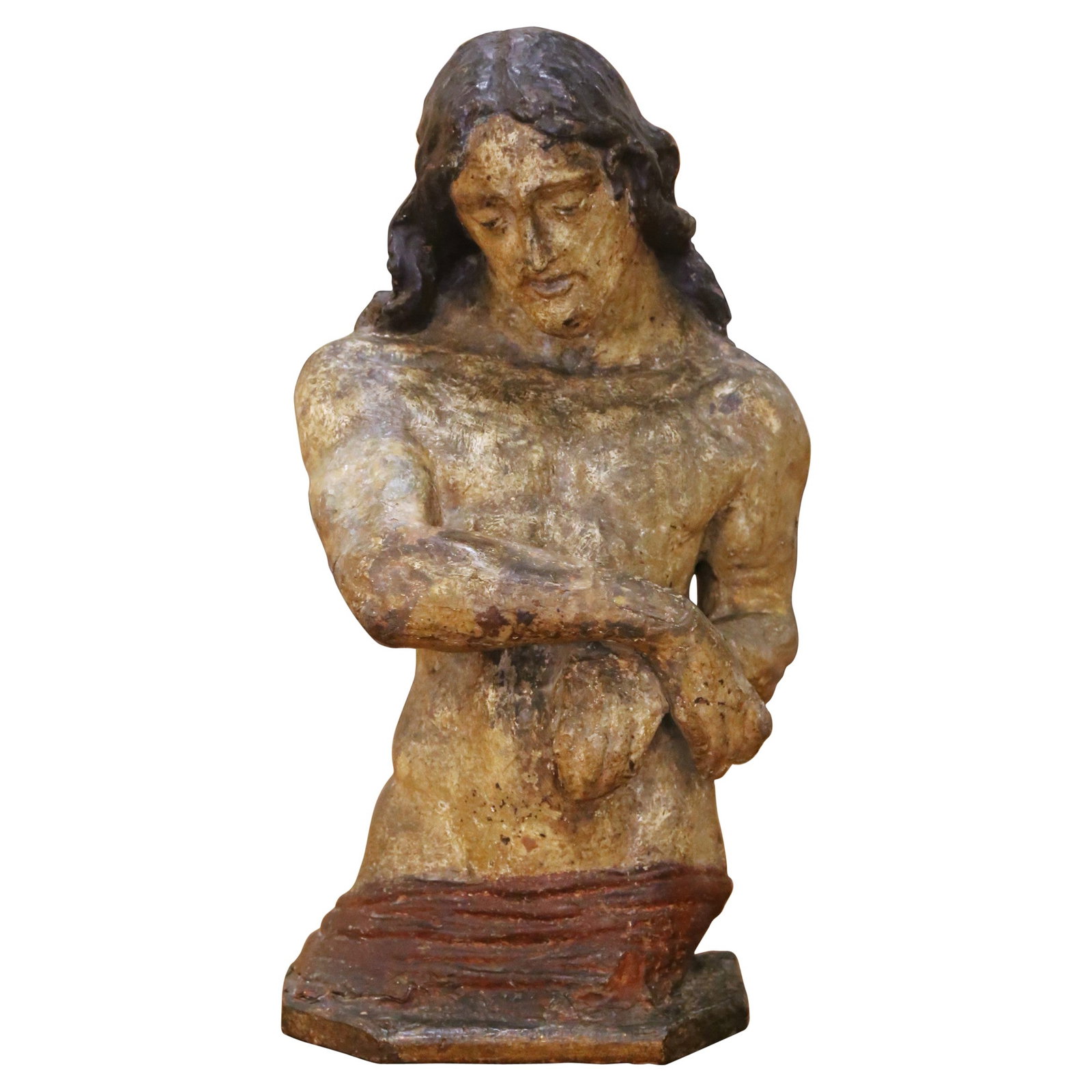 Italian Baroque Papier Mache Christ Figure Polychromed circa 1780 (1 of 10)