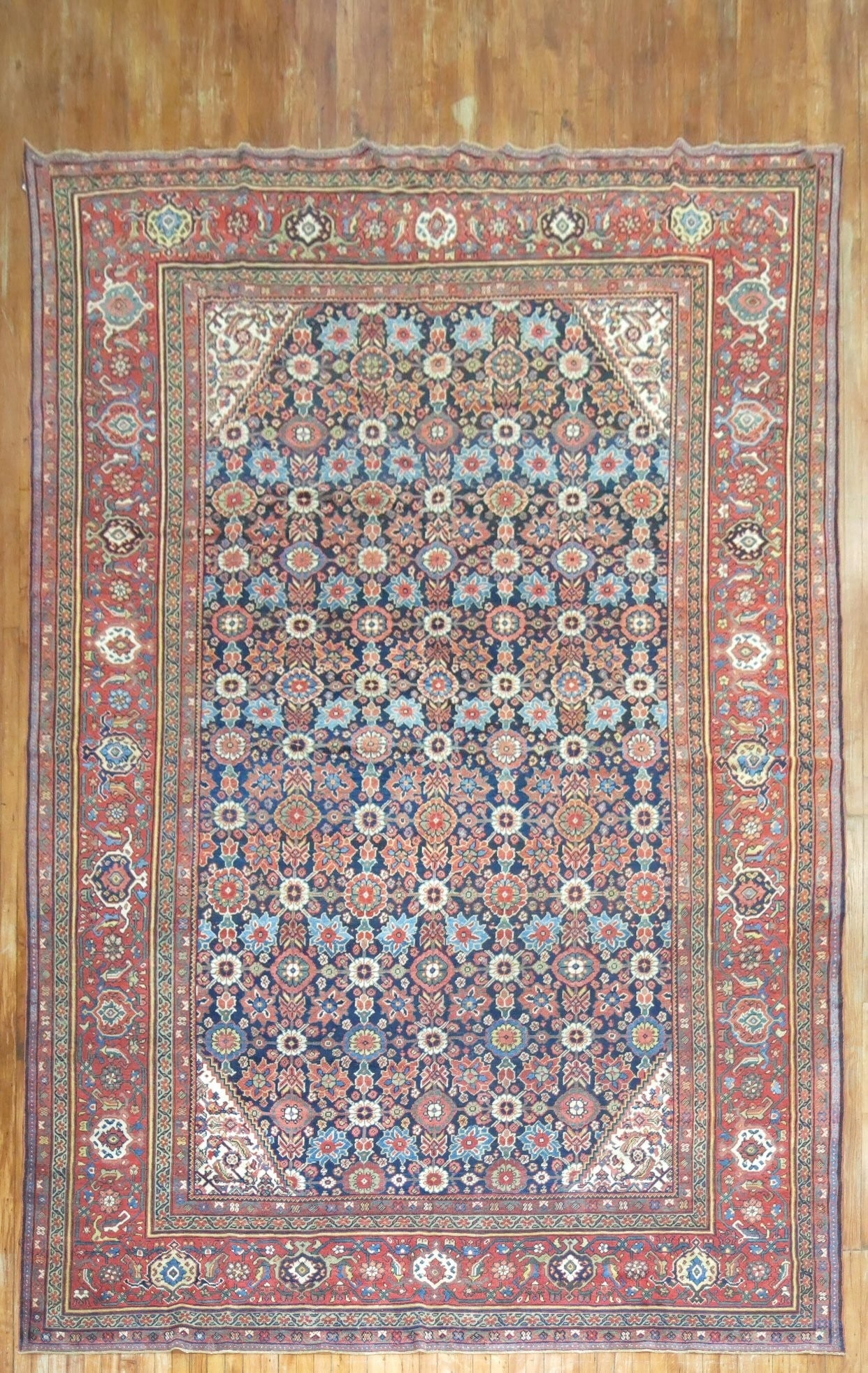 8' 10" x 13' 10" Early 20th Century Persian Sultanabad Rug (1 of 7)