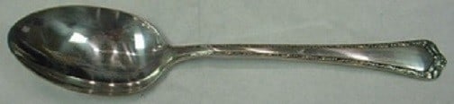 Easterling Rosemary Sterling Silver Serving Spoon 8.5 inches (1 of 1)