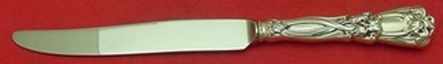Durgin-Gorham Iris Sterling Silver Knife 8 5/8 inches Monogrammed: Durgin-Gorham Iris Sterling Silver Knife 8 5/8 inches Monogrammed This exquisite knife features the elegant Iris pattern by Durgin-Gorham. Made from high-quality sterling silver, it boasts a hollow ha
