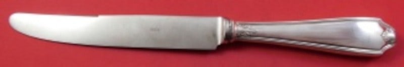 Buccellati Piedmont French Dinner Knife Sterling Silver 10": Buccellati Piedmont French Dinner Knife Sterling Silver 10" A Piedmont by Buccellati dinner knife in the French 10-inch size, crafted with a sterling silver hollow handle and stainless blade. It is no
