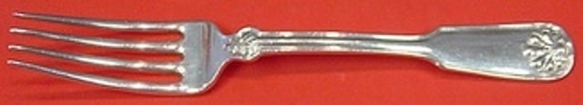 Tiffany & Co Shell and Thread Sterling Silver Dinner Fork 7.5" Classic Design (1 of 2)