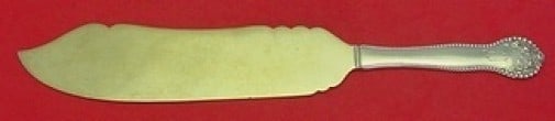 Gorham Lancaster Sterling Silver Gold Washed Ice Cream Slice 10 1/8": Gorham Lancaster Sterling Silver Gold Washed Ice Cream Slice 10 1/8" Introducing the Lancaster ice cream slice by Gorham, crafted from high-quality sterling silver. This elegant kitchen utensil featur