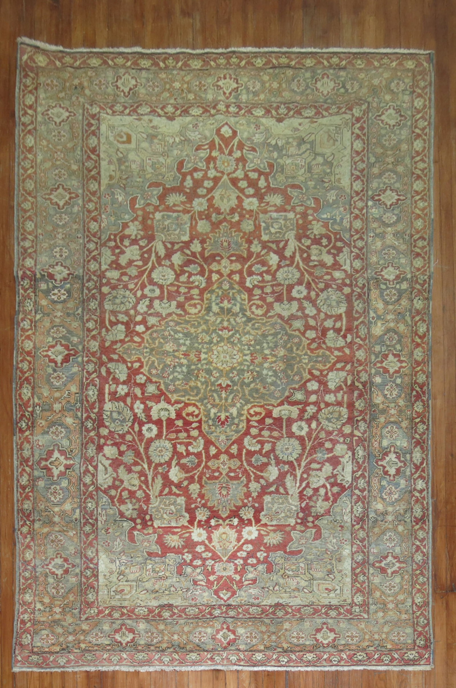 6' 7" x 9' 6" 19th Century Sivas Turkish Rug (1 of 7)