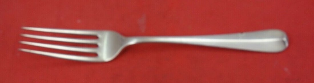 Reed Barton Dominick Haff Rattail Antique Sterling Silver Fork 4-Tine: Reed Barton Dominick Haff Rattail Antique Sterling Silver Fork 4-Tine This exquisite dinner fork features the classic Rattail Antique pattern by Reed & Barton, crafted by Dominick & Haff. Made from hi