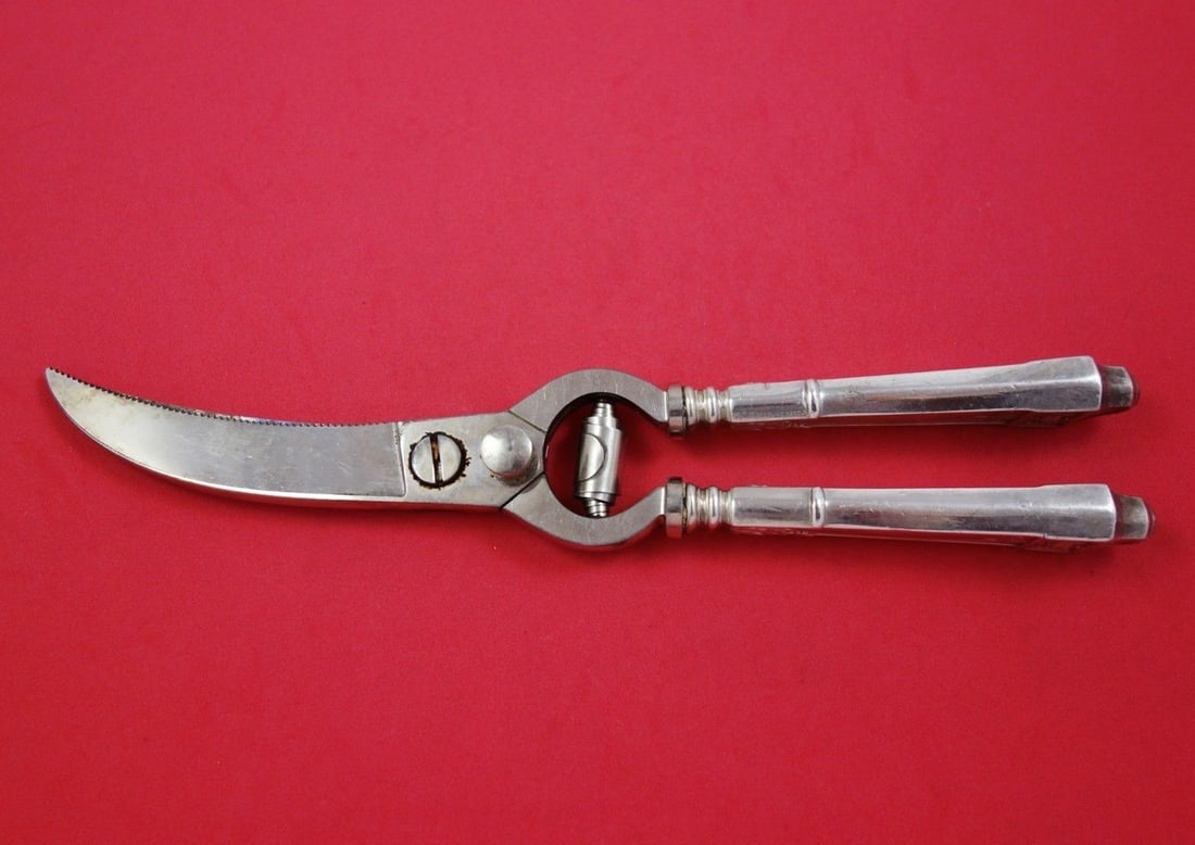 Gorham Lansdowne Sterling Silver Lobster Shears 10 Inch Hollow Handle: Gorham Lansdowne Sterling Silver Lobster Shears 10 Inch Hollow Handle Experience the elegance of the Lansdowne pattern by Gorham with these exquisite sterling silver lobster shears. Featuring a hollow