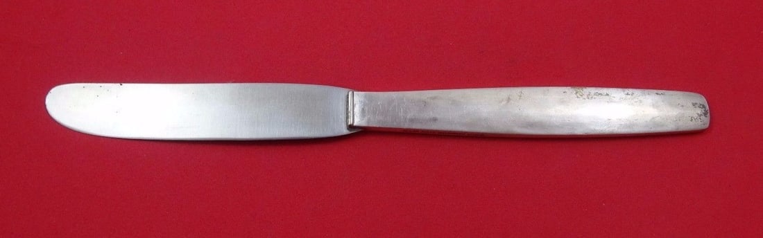 Allan Adler Swedish Modern Sterling Silver Dinner Knife 8 5/8" Lightly Hammered: Allan Adler Swedish Modern Sterling Silver Dinner Knife 8 5/8" Lightly Hammered Experience the elegance of mid-century design with this Swedish Modern dinner knife by Allan Adler. Crafted from high-qu