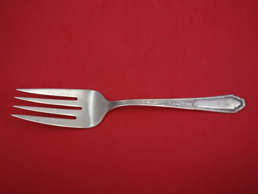 Sterling Silver Cold Meat Fork 8 7/8 in International Maintenon (1 of 2)