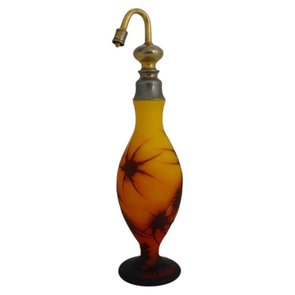 Signed Roget French Art Glass Perfume Atomizer (1 of 9)