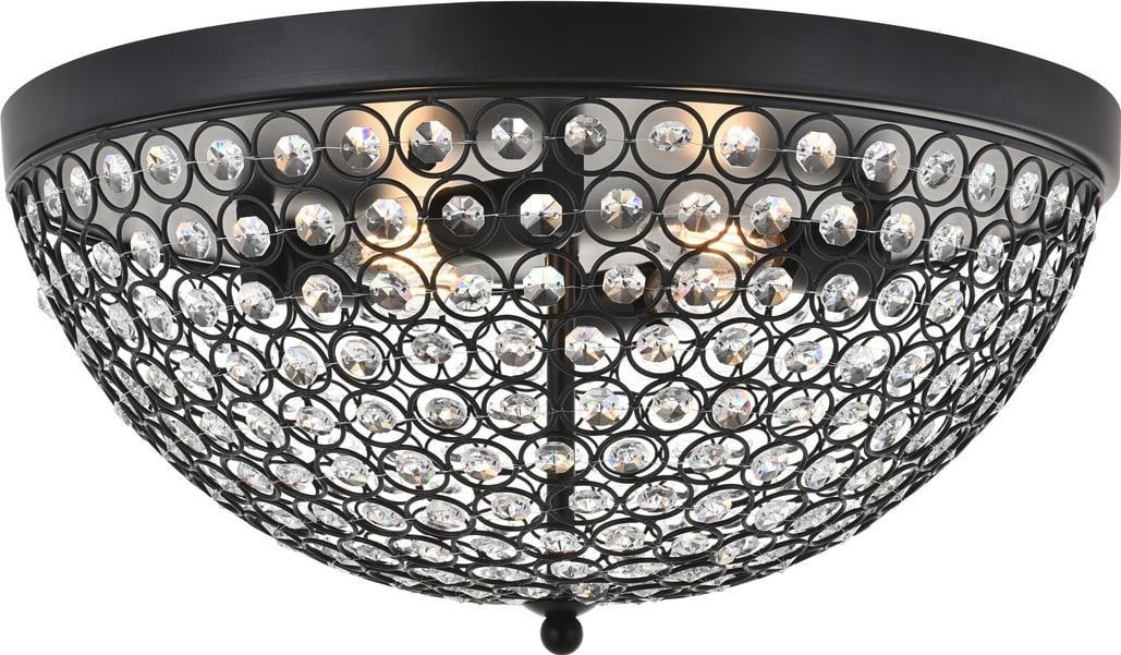 Elegant Lighting Taye 4 Light Flush-Mount Ceiling Fixture (1 of 1)