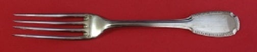 Christofle Godrons Sterling Silver Dessert Fork by Cardielhac 7.25": Christofle Godrons Sterling Silver Dessert Fork by Cardielhac 7.25" This exquisite dessert fork from the Godrons pattern is crafted by the renowned brand Christofle, made in collaboration with maker