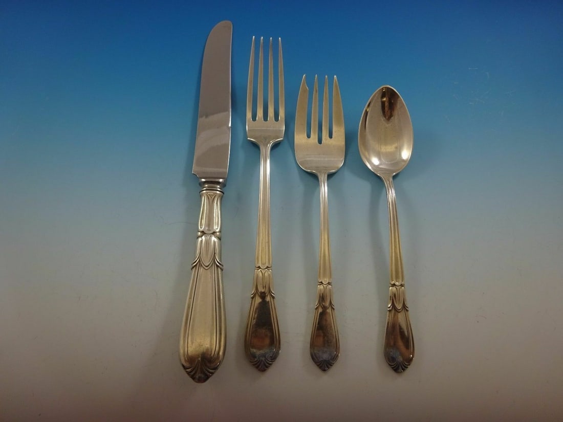 Frank Whiting Troubadour Sterling Silver 4-Piece Place Setting (1 of 4)
