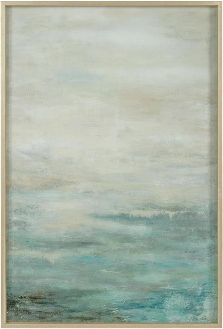 Dyann Gunter As the Water Flows Reflection in Aged Silver Frame (1 of 1)