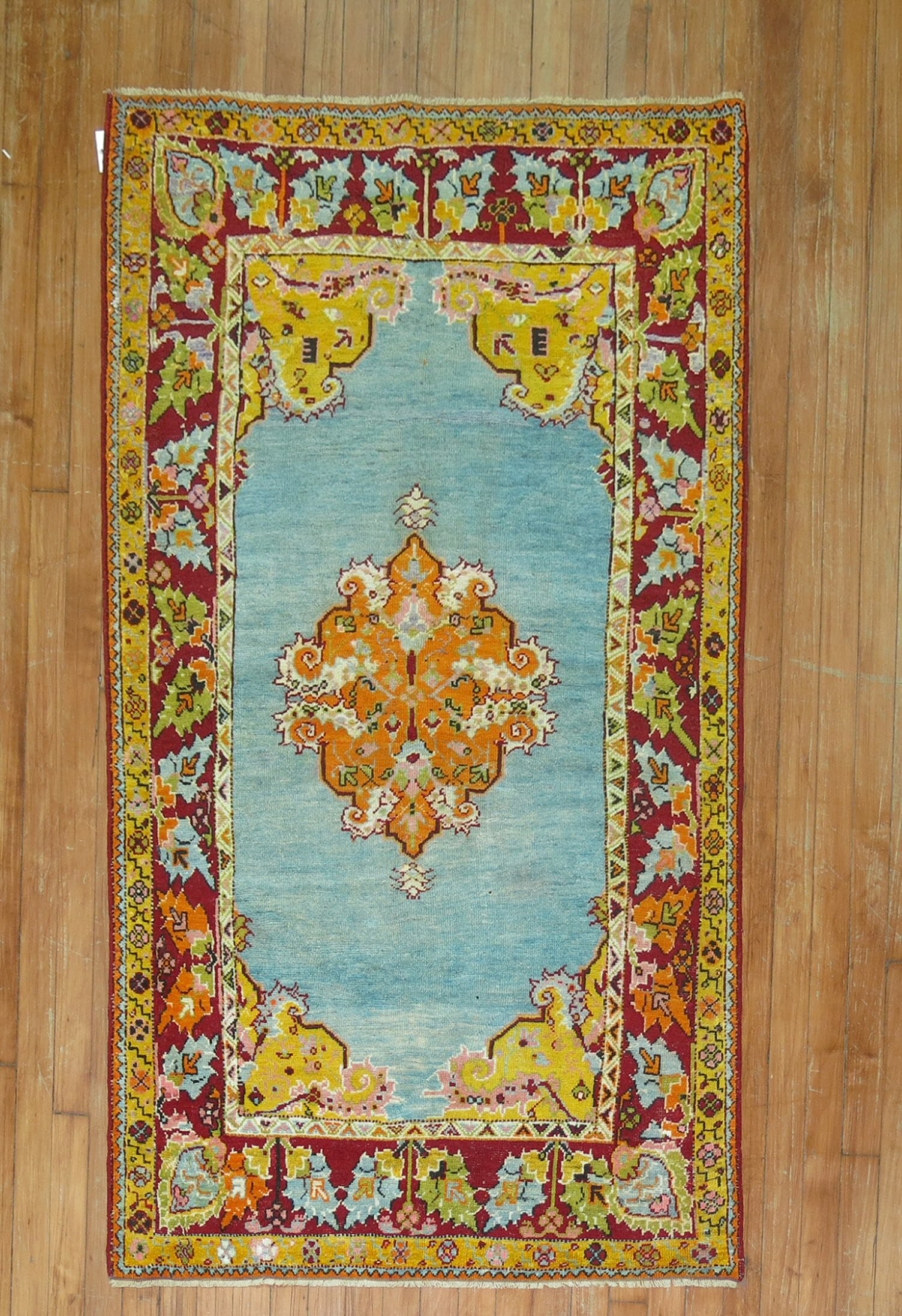 3' 2" x 5' 7" Small Turkish Melas Rug Early 20th Century (1 of 6)