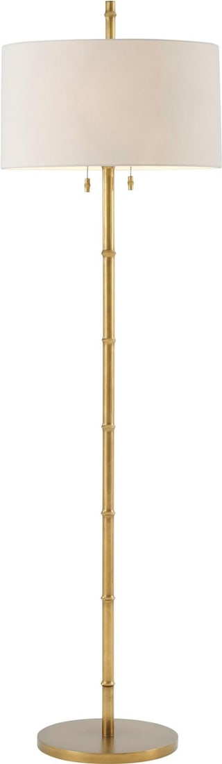 Theodore Alexander Brass Floor Lamp 72 Inch Elegant Design (1 of 2)