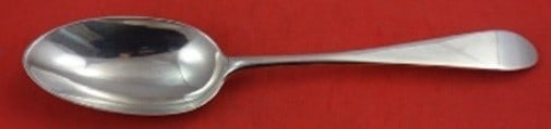 James Robinson Irish Rib Sterling Silver Vegetable Spoon 9 1/2": James Robinson Irish Rib Sterling Silver Vegetable Spoon 9 1/2" Sterling silver vegetable serving spoon in the Irish Rib pattern by James Robinson. It is not monogrammed and is in excellent pre-owned 