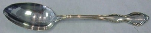 Alvin Pirouette Sterling Silver Serving Spoon 8.5 Inch: Alvin Pirouette Sterling Silver Serving Spoon 8.5 Inch This elegant serving spoon is part of the Pirouette pattern by Alvin, crafted from high-quality sterling silver. Measuring 8 1/2 inches, this spo