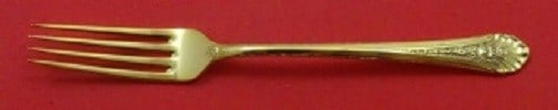 Towle Royal Windsor Vermeil sterling silver fork 7 3/8 gold (1 of 1)